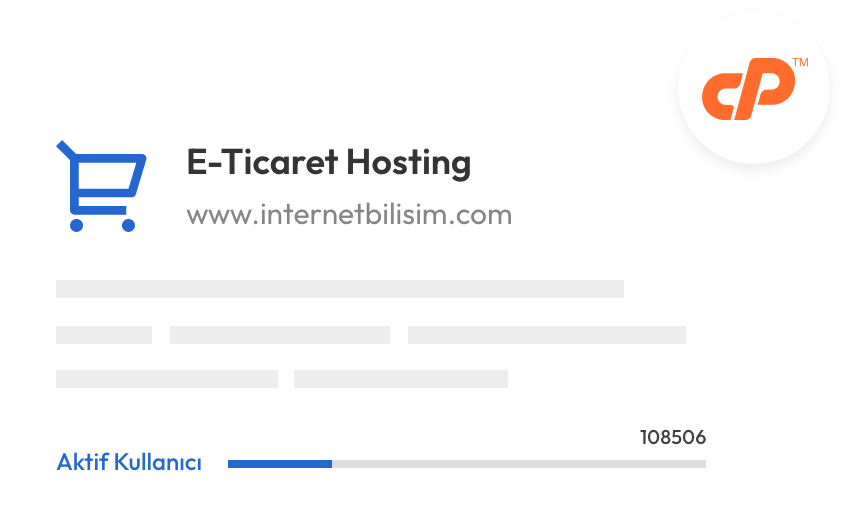 E-ticaret Hosting Paketi
